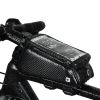 Bike Phone Front Frame Bag Bicycle Bag Waterproof Bike Phone Mount Top Tube Bag Bike Phone Case Holder Accessories Cycling Pouch Compatible Phone Unde