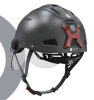 Light electric motorcycle Bluetooth helmet. (Smart city commuter lighting helmet)