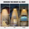 VEVOR Solar Barn Light, 3 Lighting Modes & Motion Sensor, Dusk to Dawn Outdoor Wall Sconces, Exterior Farmhouse Gooseneck Lights, Wall Mount, IP65 Wat