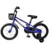 Kids Bike 14 inch for Boys & Girls with Training Wheels, Freestyle Kids' Bicycle with Bell,Basket and fender.