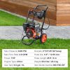 VEVOR Gas Pressure Washer, 3400 PSI 2.6 GPM, Gas Powered Pressure Washer with Aluminum Pump, Spray Gun and Extension Wand, 5 Quick Connect Nozzles, fo