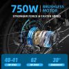 ZHENGBU EUY F6 20 Inch 750W 48V 15AH 18AH 20AH Shimano 7 Speed Folding E Bike Fat Tire Electric Bike