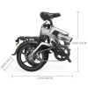 ZHENGBU X6 20inch 400W 10.4AH Electric bicycle Small men and women help ebike ultra-light folding electric bike