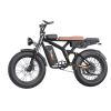 GT02 Pro (Camouflage Green) Fat Tires Off Road Electric Bike 1400W Powerful Motor 7 Speed Gears