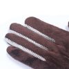 Womens Winter Leather Gloves Touchscreen Texting Warm Driving Lambskin Gloves