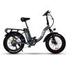 750w Step Through Electric Bike for Adults;  20'x4.0'Fat Tire Foldable Ebikes with 48V 16Ah Removable Battery;  Shimano 7 Speed Electric Bicycles for