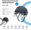 Light electric motorcycle Bluetooth helmet. (Smart city commuter lighting helmet)