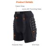 Protective Shorts for Skiing Snowboarding Skating Skateboarding EVA Hip Protection Pad for Adults Kids 3D Padded Breathable Protective Shorts for Hip