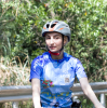 Bicycle Bluetooth helmet. (BT4.1 Bluetooth mode, 2X1W stereo phone, voice navigation GPS, MP3 music, ARGB LED dazzling tail light + left. Right turn s